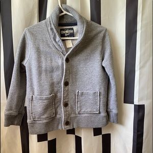 OSHKOSH GRAY BUTTON UP CARDIGAN